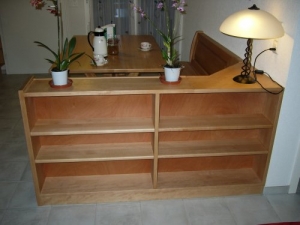 Modell Kundenarbeit 1112 - Eckbank mit Ablage