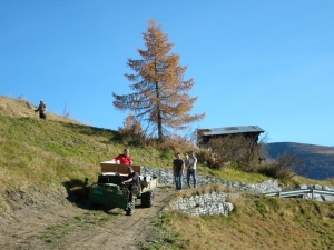 Modell Kundenarbeit 1101 - Eckbank in den Bergen